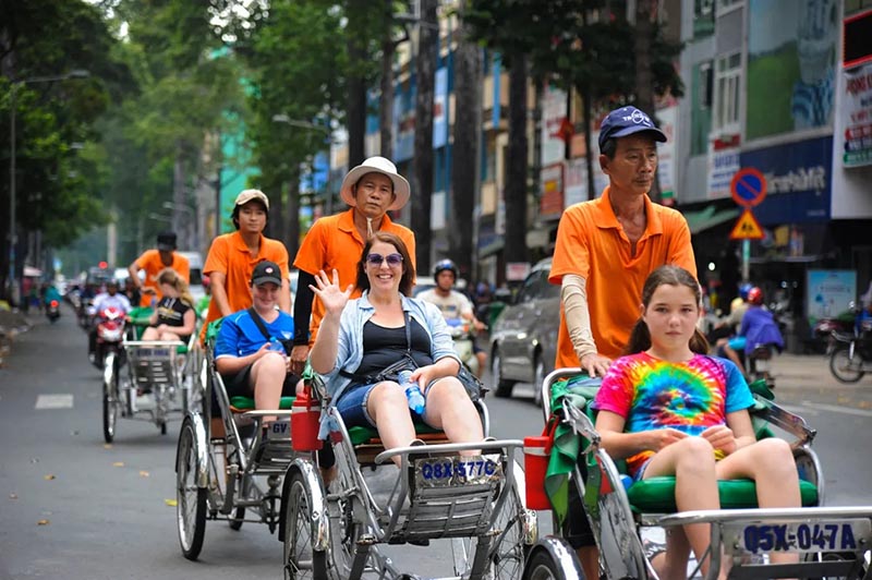 cyclo in hcmc - best time to visit ho chi minh city